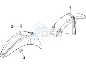 Liberty 50 4t drawing Wheel housing - Mudguard