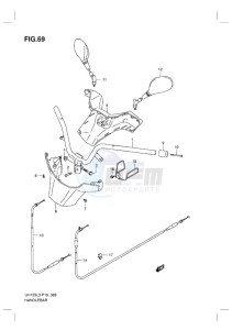 UH125G BURGMAN EU drawing HANDLEBAR