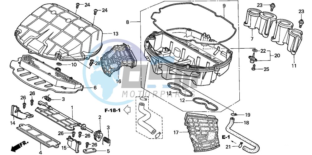 AIR CLEANER (CBR900RR2,3)