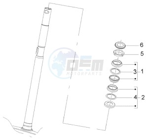 NRG 50 power DD drawing Steering bearing ball tracks