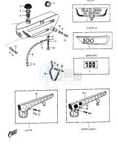 G4 TR (A-C) 100 drawing OIL TANK_CHAIN COVER -- 70-73- -