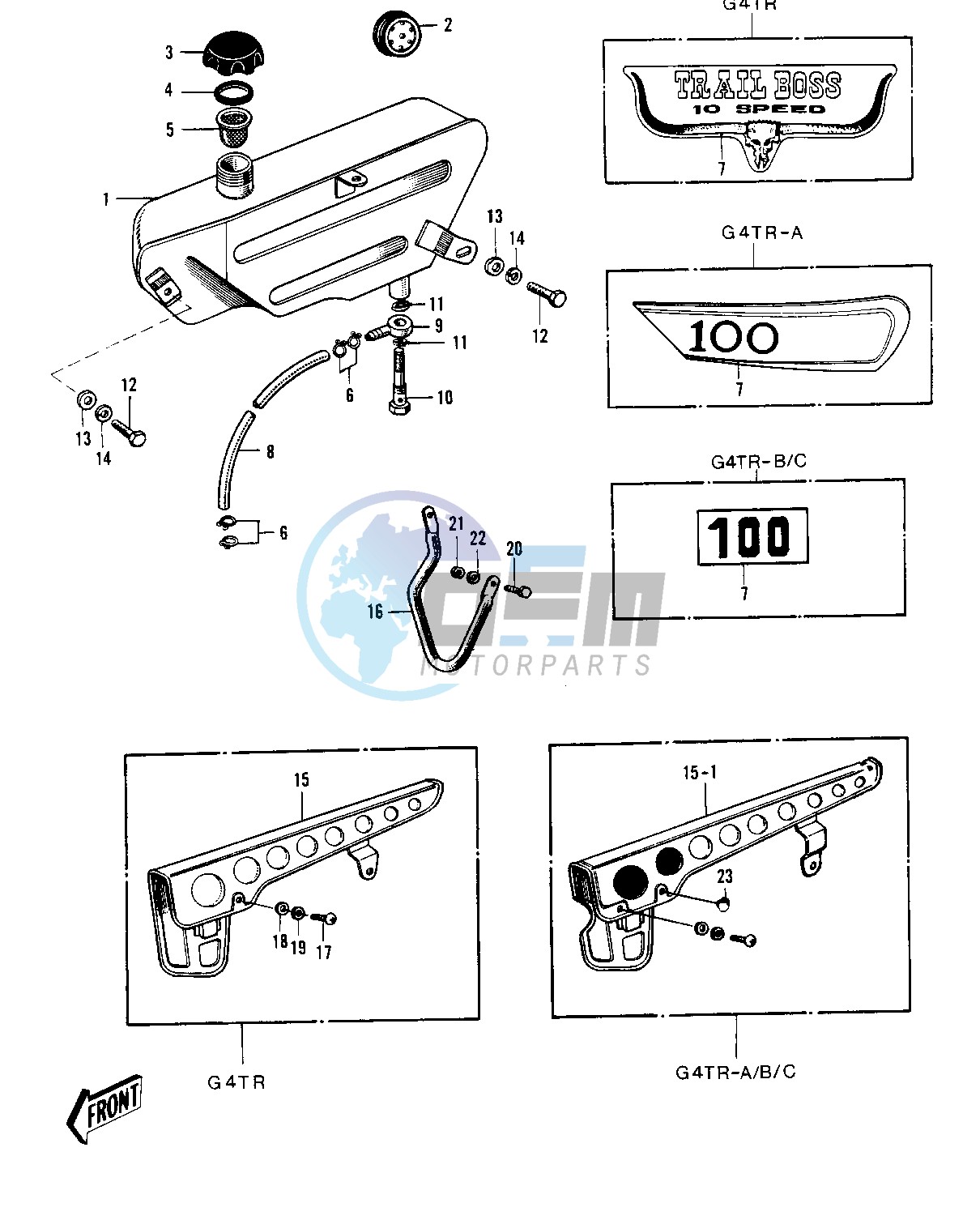 OIL TANK_CHAIN COVER -- 70-73- -