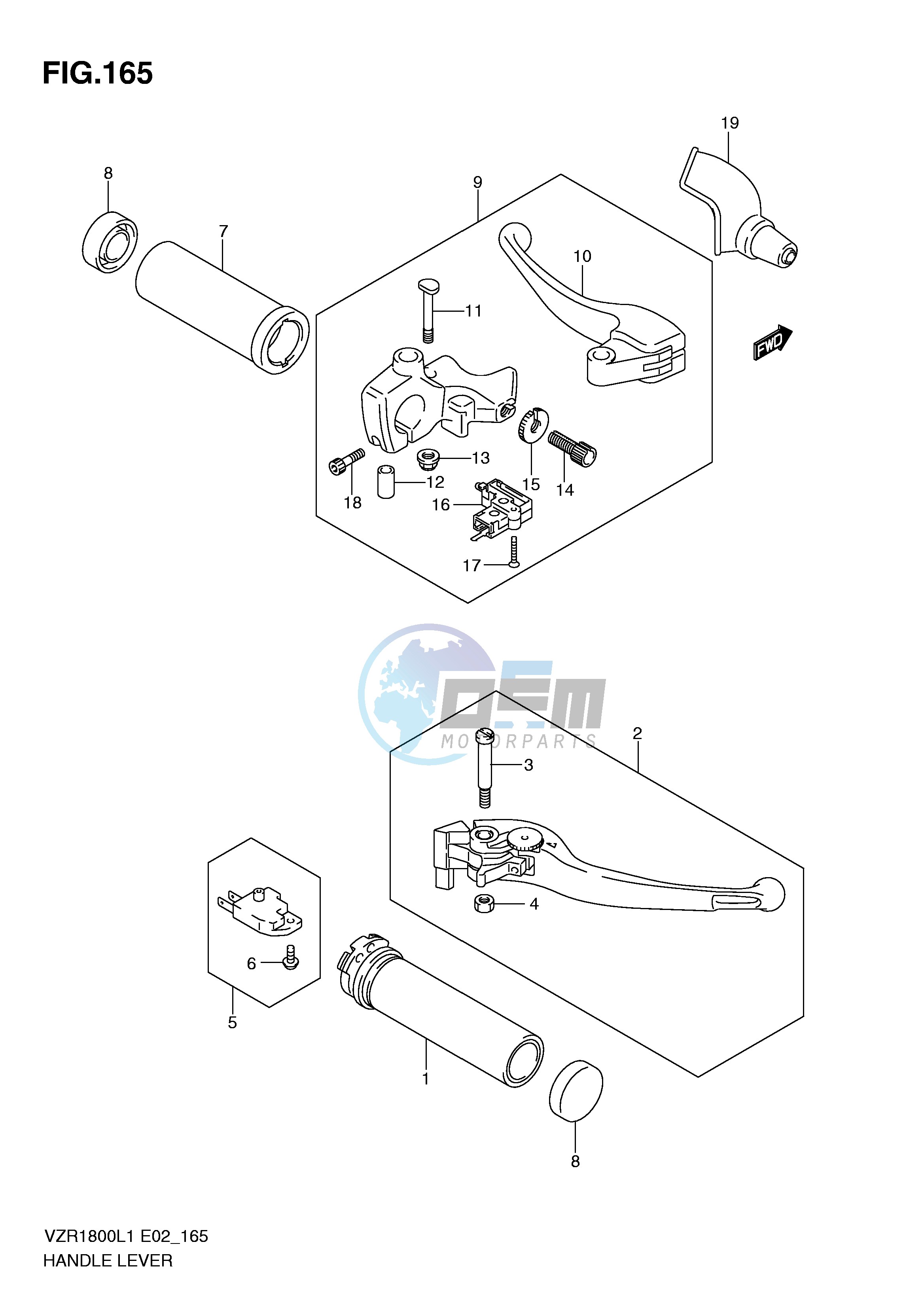 HANDLE LEVER (VZR1800L1 E24)