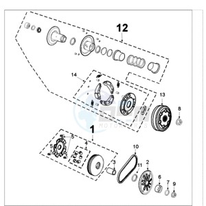 TWEET 50 A PMX drawing CLUTCH