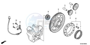 VT750C9 Australia - (U / MK) drawing STARTING CLUTCH