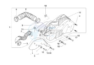 Runner VX 4T 125 drawing Intake