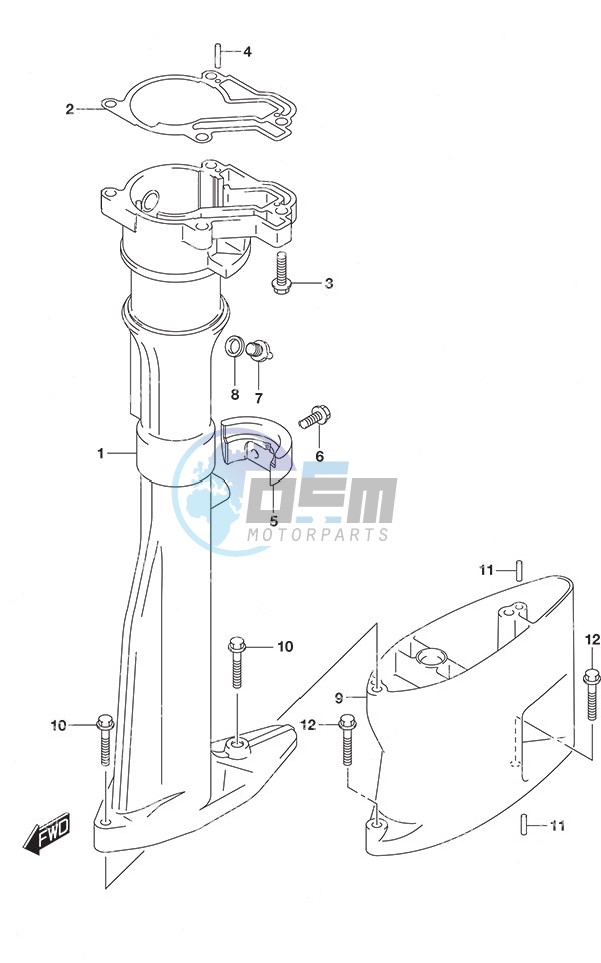 Drive Shaft Housing (L)