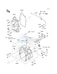 KAF 620 K [MULE 3010 TRANS4X4 HARDWOODS GREEN HD] (K6F-K8F) K8F drawing CRANKCASE