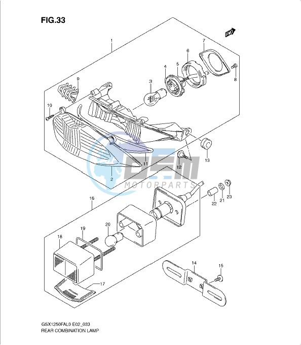 REAR COMBINATION LAMP