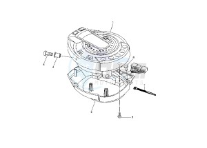 FZ6 600 drawing METER