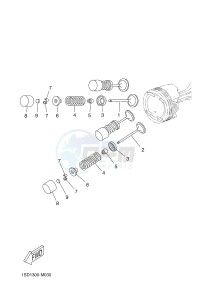 YP400R X-MAX 400 X-MAX (1SDB 1SDB 1SDB) drawing VALVE