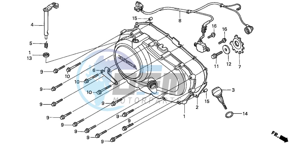 RIGHT CRANKCASE COVER