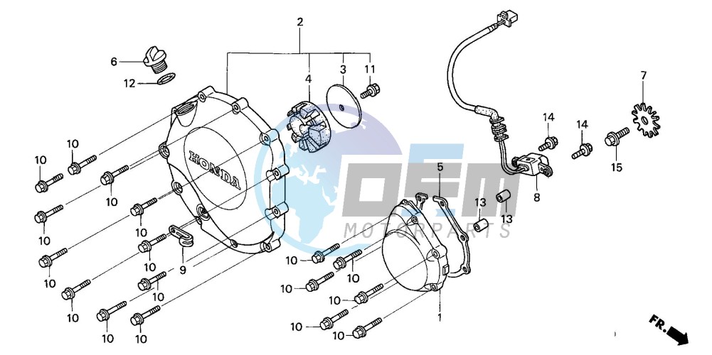 RIGHT CRANKCASE COVER