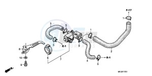 CBR600RR9 UK - (E / SPC) drawing AIR INJECTION CONTROL VALVE