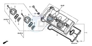 CBR600RRA France - (F / CMF 2F) drawing CYLINDER HEAD COVER