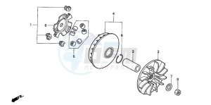 SH125R drawing DRIVE FACE