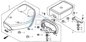 CMX250C REBEL drawing SEAT