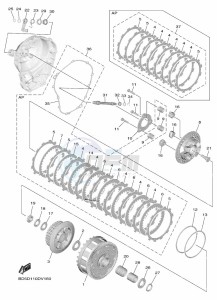 NIKEN GT MXT850D (B5B9) drawing CLUTCH