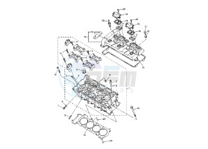 FZ6 FAZER 600 drawing CYLINDER HEAD