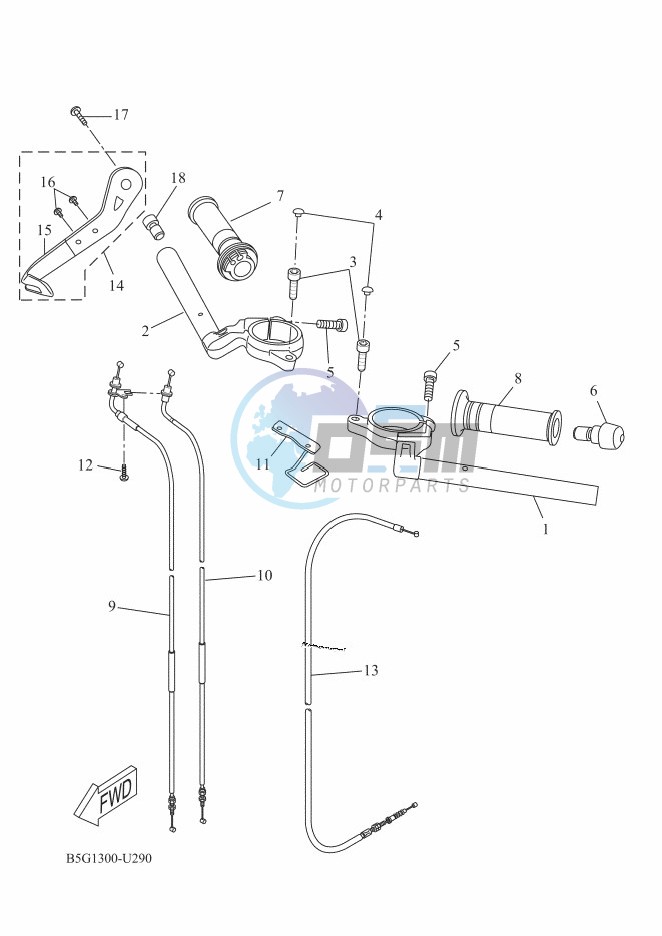 STEERING HANDLE & CABLE