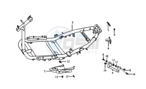 JET BASIX 50 drawing FRAME