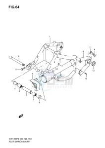 VLR1800 (E3-E28) drawing REAR SWINGING ARM