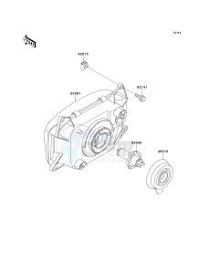 ZG 1000 A [CONCOURS] (A15-A19) [CONCOURS] drawing HEADLIGHT-- S- -