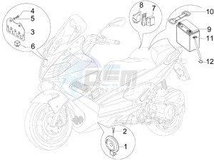 Nexus 300 ie e3 drawing Remote control switches - Battery - Horn