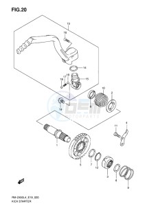 RM-Z450 EU drawing KICK STARTER