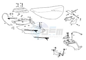 VARIANT REVOLUTION - 50 cc drawing FUEL TANK