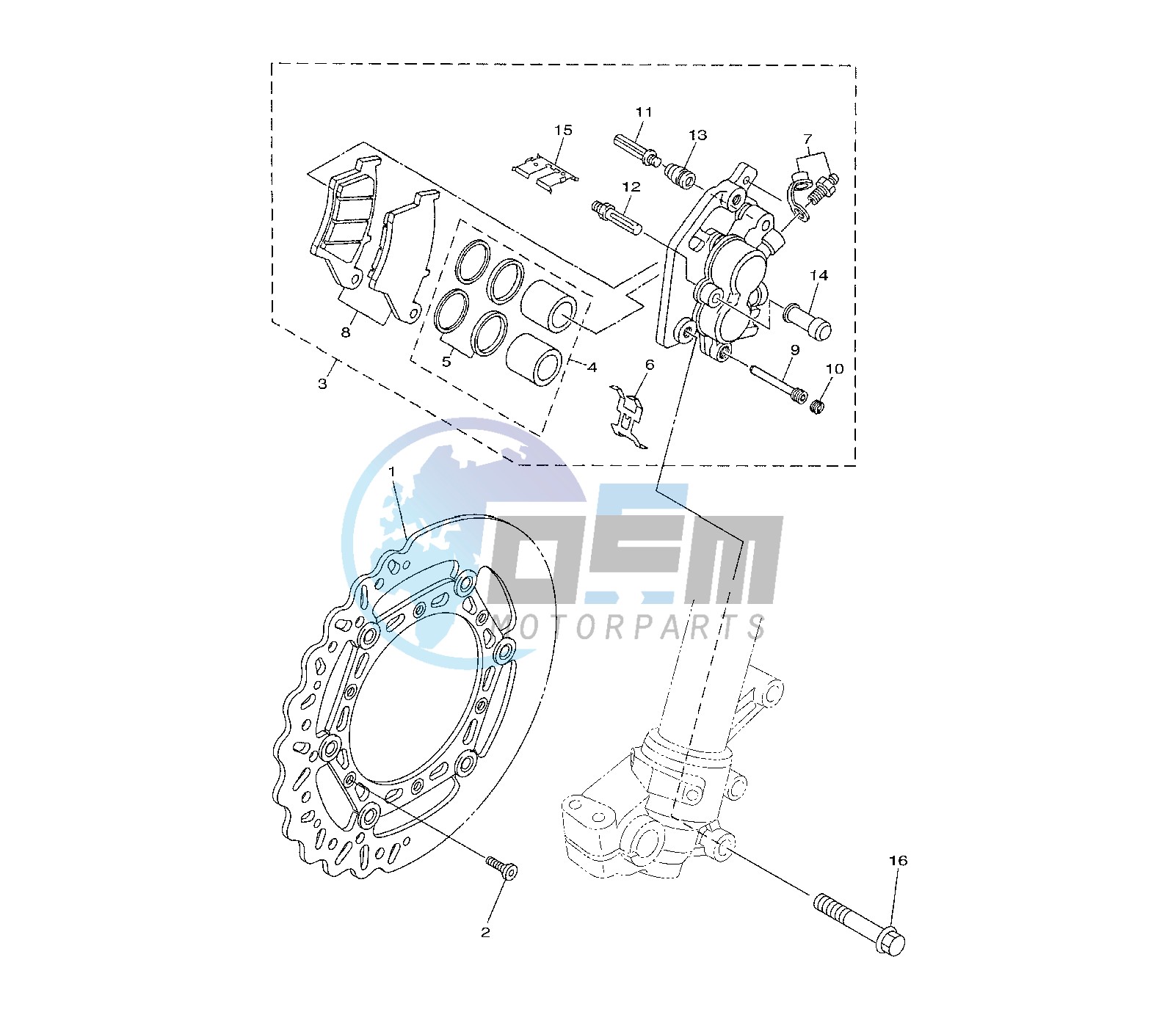 FRONT BRAKE CALIPER