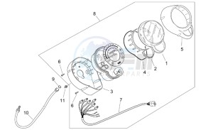 Mojito 50 Custom eng. Piaggio drawing Dashboard