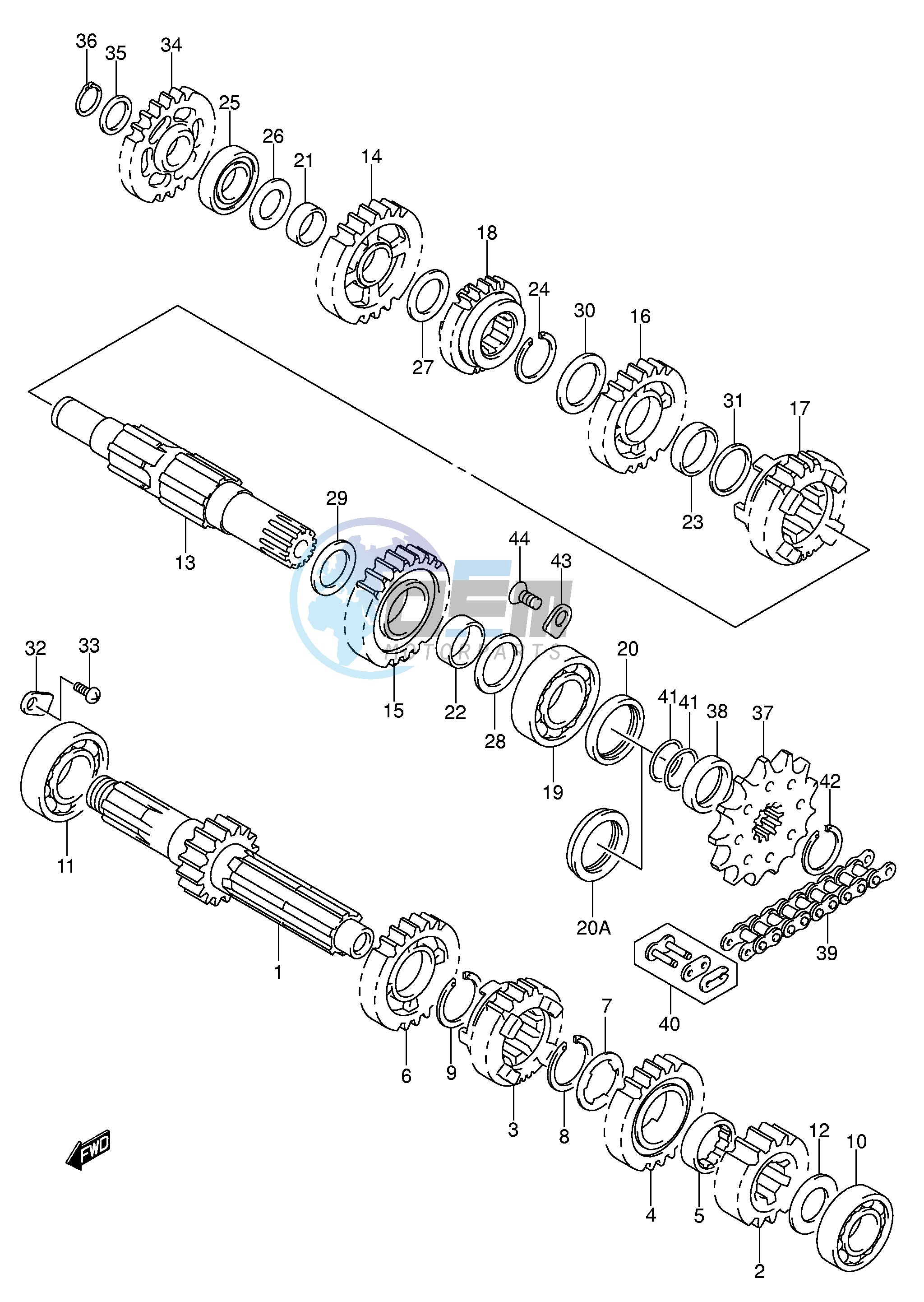 TRANSMISSION (MODEL K1 K2 K3)