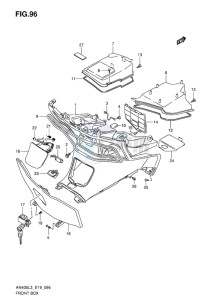 AN400 BURGMAN EU drawing METER PANEL