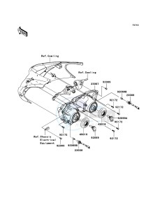 NINJA ZX-10R ZX1000D6F FR GB XX (EU ME A(FRICA) drawing Headlight(s)