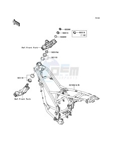 D-TRACKER_125 KLX125DDF XX (EU ME A(FRICA) drawing Frame