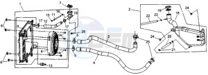 QUADRAIDER 600 drawing RADIATOR