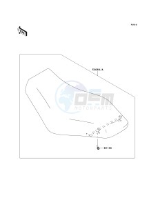 KVF 650 F [BRUTE FORCE 650 4X4I] (F6F-F9F ) F6F drawing SEAT