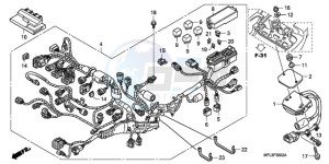 CBR1000RA9 Korea - (KO / ABS HRC) drawing WIRE HARNESS (CBR1000RA)