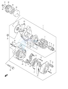 GSF600 (E2) Bandit drawing ALTERNATOR