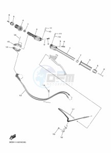 YZF690 YZF-R7 (BEB4) drawing STEERING HANDLE & CABLE