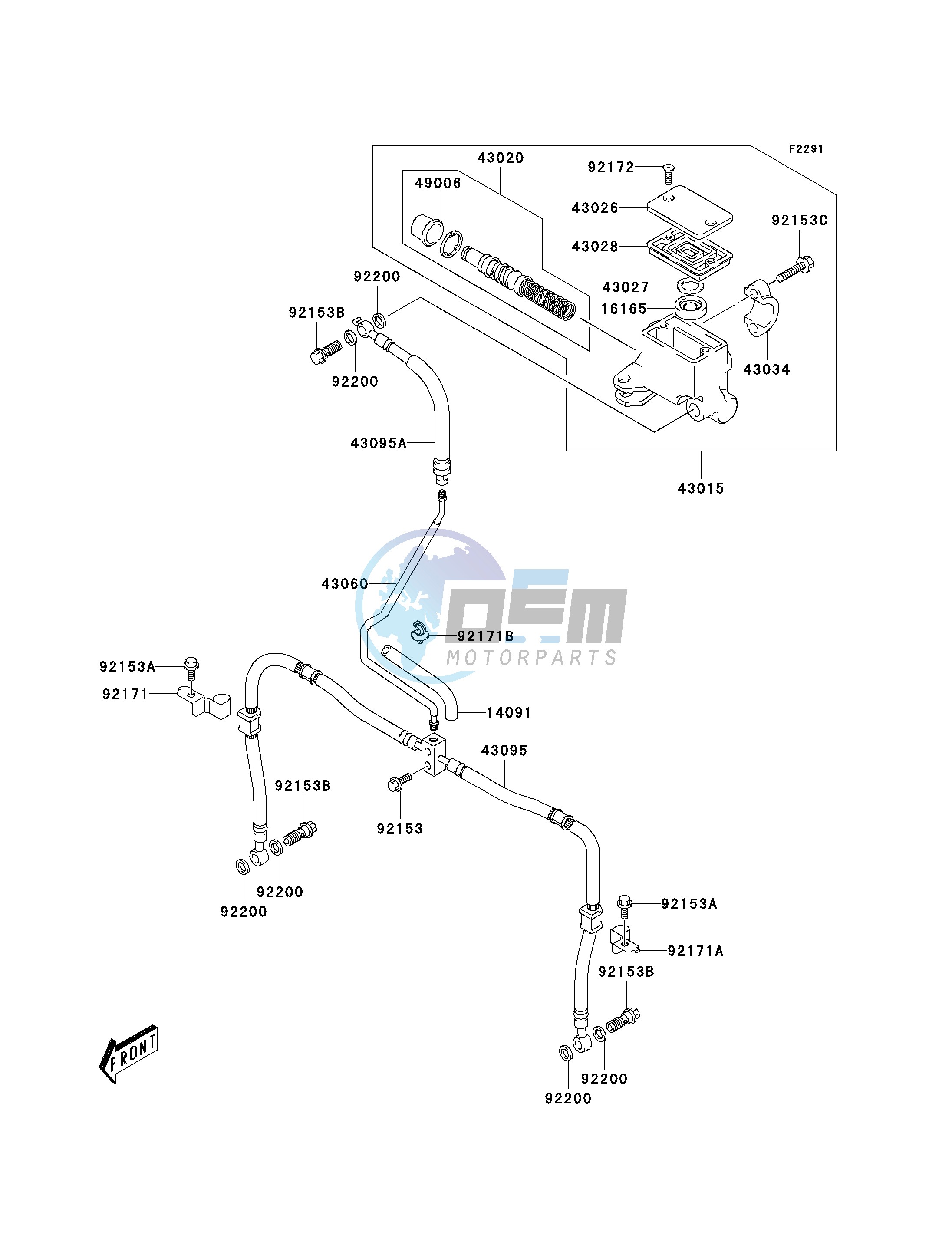 FRONT MASTER CYLINDER