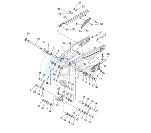 XT X 660 drawing REAR ARM