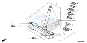 VFR1200X Europe Direct - (ED) drawing STEERING STEM