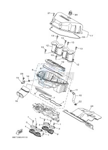 MTN1000 MTN-1000 MT-10 (B671) drawing INTAKE