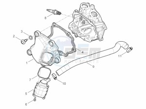 MP3 300 YOUrban ERL drawing Cylinder head cover