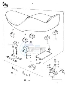 KZ 400 H (H1) drawing SEAT