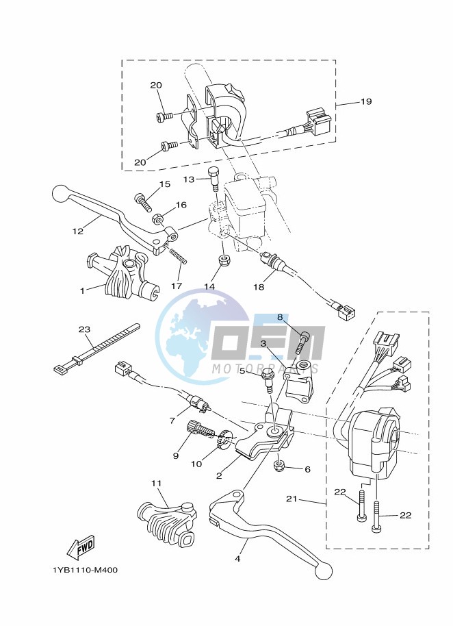 HANDLE SWITCH & LEVER