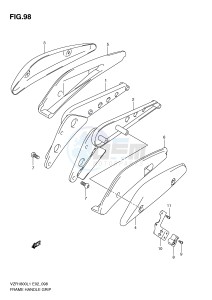 VZR1800 (E2) INTRUDER drawing FRAME HANDLE GRIP (VZR1800L1 E51)