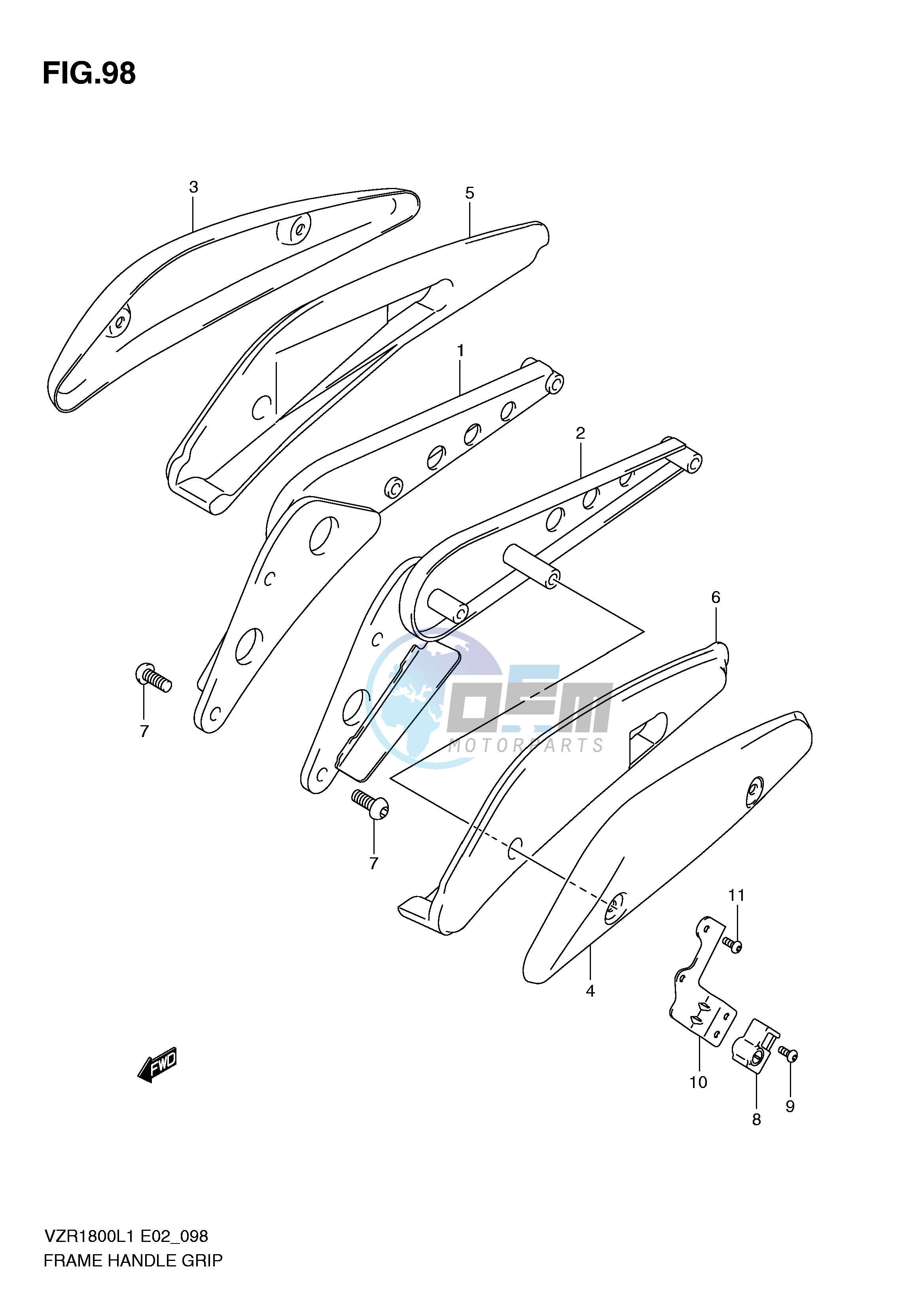 FRAME HANDLE GRIP (VZR1800L1 E51)